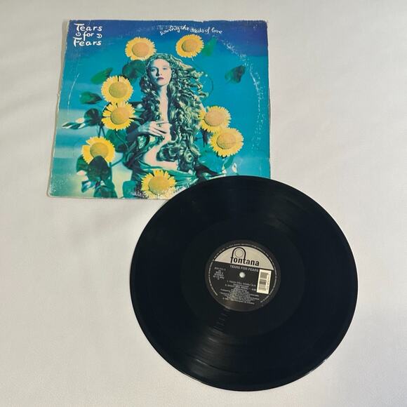 Vintage Tears for Fears Sowing the Seeds of Love Vinyl Record LP 1989 Album 12" - Picture 6 of 9